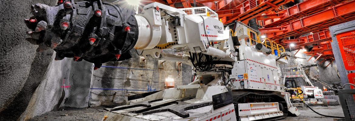 Road Headerd Road header excavation under way for Metro Tunnel project - Rail Express