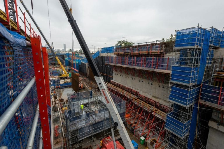 CRR's Boggo Road underground station takes shape - Rail Express