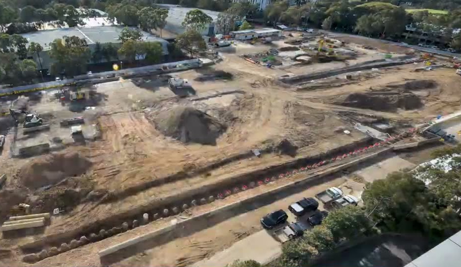 Excavation begins for Olympic Park station - Rail Express