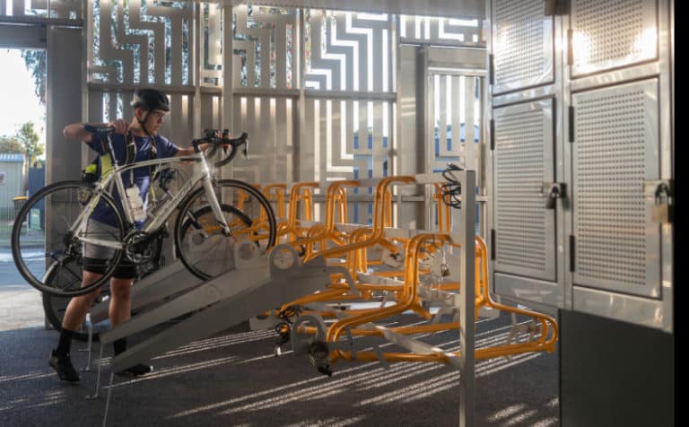 Sandgate bike enclosure wheelie good news - Rail Express