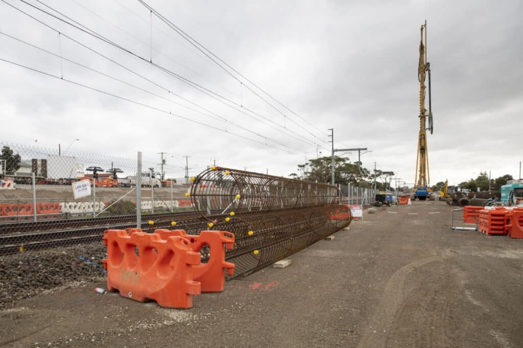 Level crossing removal works ramp up in Melbourne's south east