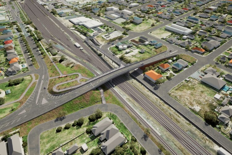 The new designs for Kemp Street bridge are now available for public viewing. Image: Inland Rail