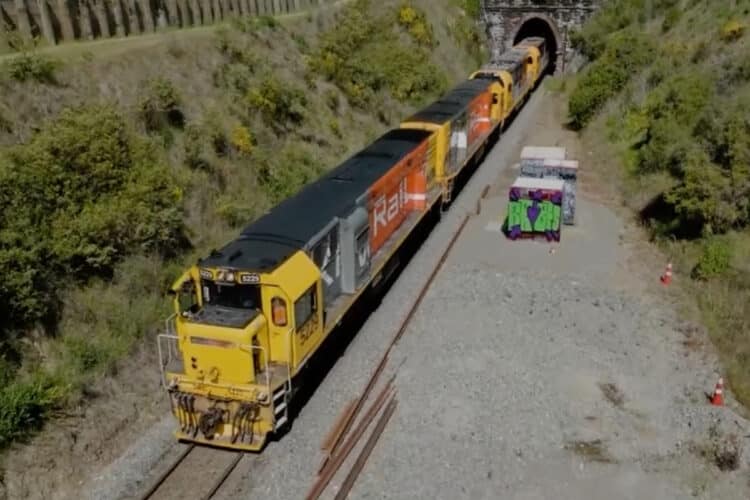KiwiRail and its partners Stadler in Spain have been working together to test the locomotives. Image: KiwiRail