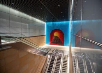 Gadigal Station was previously named one of the "Magnificent Seven" most beautiful passenger stations in the world. Image: Sydney Metro