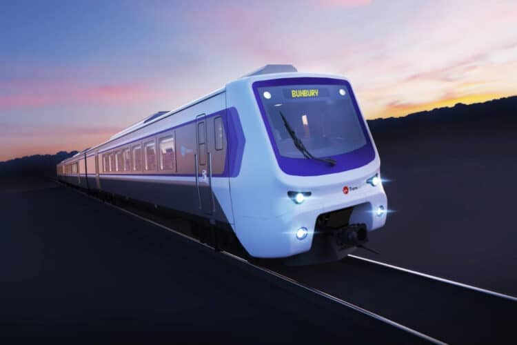 The new Australind trains have modern interiors, greater storage space for bicycles, USB charging ports, and an upgraded buffet. Image: WA Government