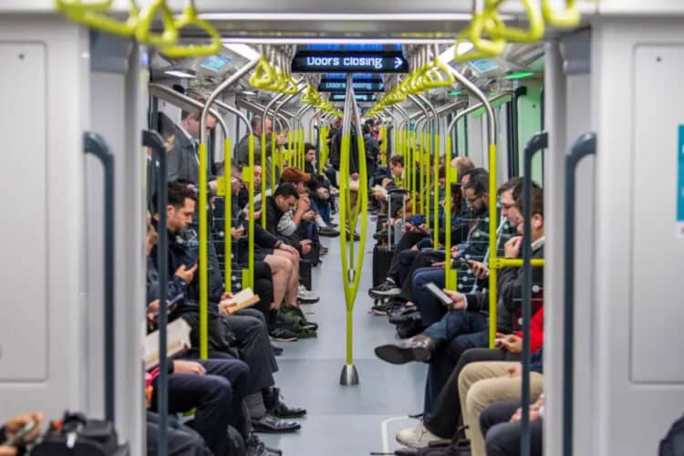 Since the City section of Sydney Metro opened in August 2024, there has been an average of 212,900 weekday trips. Image: Sydney Metro