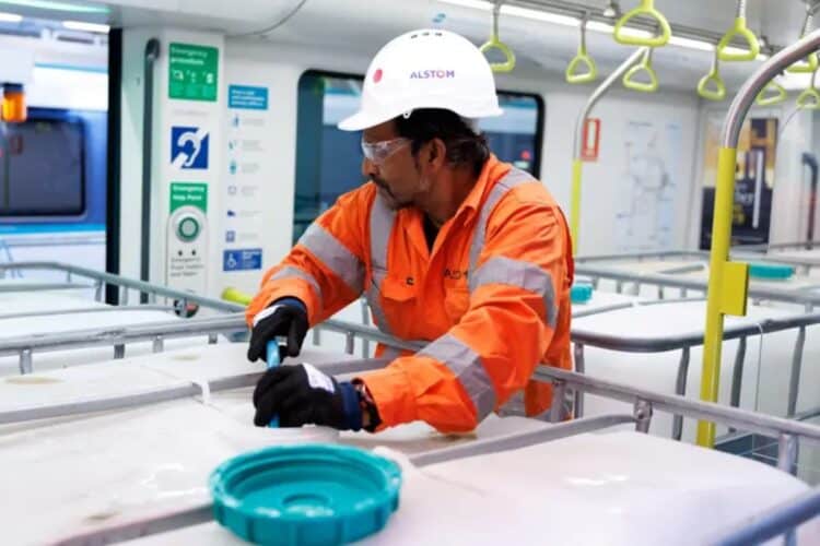 Testing and commissioning is ramping up on Sydney's Southwest Metro line. Image: Sydney Metro