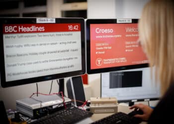 KeTech’s on-platform Customer Information Systems and on-board Passenger Information Systems provide consistent real-time data. Image: KeTech