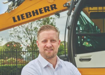 Lucas Ortlieb was recently appointed General Manager of Liebherr-Australia’s Earthmoving & Material handling division. Image: Bruce Robinson Photography