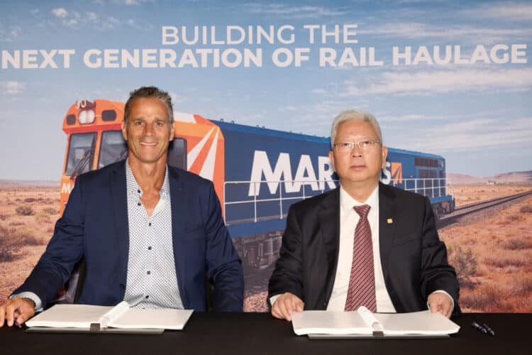 Martinus has announced a new locomotive partnership with CRRC Ziyang. Image: Martinus