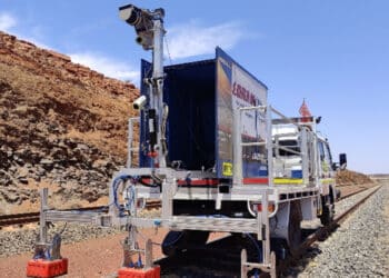 TRACE builds on Loram’s use of Ground Penetrating Radar (GPR), LiDAR and track geometry data provided by the infrastructure owner. Image: Loram