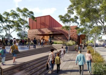 North Strathfield metro station will be adjacent to the existing North Strathfield Station. Image: Sydney Metro