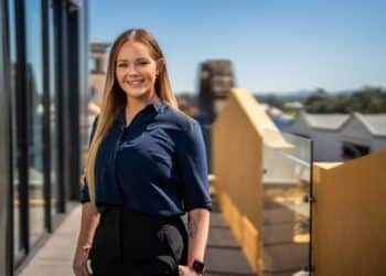 Tahnee Sumner has worked for Swietelsky Rail Australia for nine years. Image: Tahnee Sumner