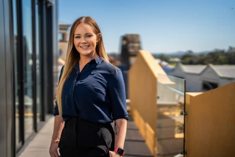 Tahnee Sumner has worked for Swietelsky Rail Australia for nine years. Image: Tahnee Sumner
