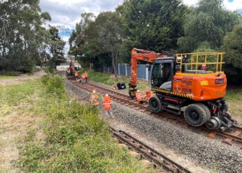 DTI has recently delivered major upgrades across the South, Western and Derwent Valley Lines in Tasmania. Image: DTI