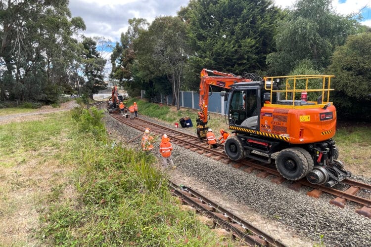 DTI has recently delivered major upgrades across the South, Western and Derwent Valley Lines in Tasmania. Image: DTI
