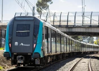Three new trains ordered as part of the Sydney Metro Southwest extension will be brought into service on the M1 Line. Image: Sydney Metro