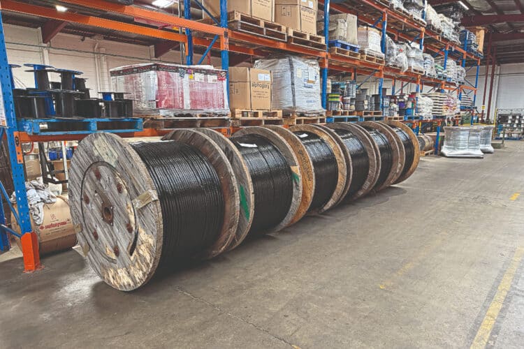 Amokabel manufactures both standard and custom cables at its facility in Western Sydney. Image: Amokabel