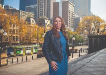 Angie Doll, Managing Director of Rail for Go-Ahead Australia and New Zealand, believes her greatest strength may be the perspective she brings from outside the market. Image: Go-Ahead