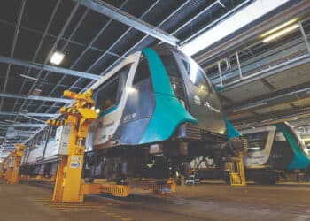 Sydney Metro train in Tallawong. Image: Alstom